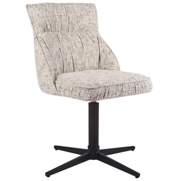 Стул поворотный Vetro Mebel R-170 Серебряный/черный-0