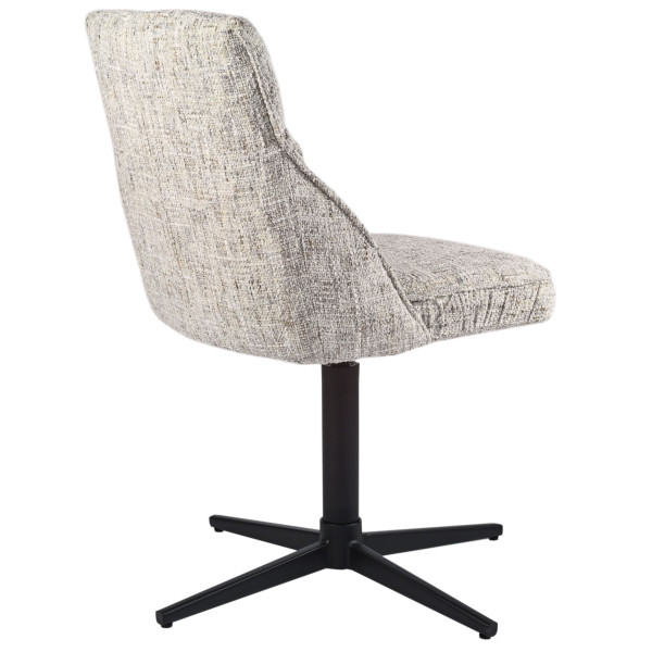 Стул поворотный Vetro Mebel R-170 Серебряный/черный-8