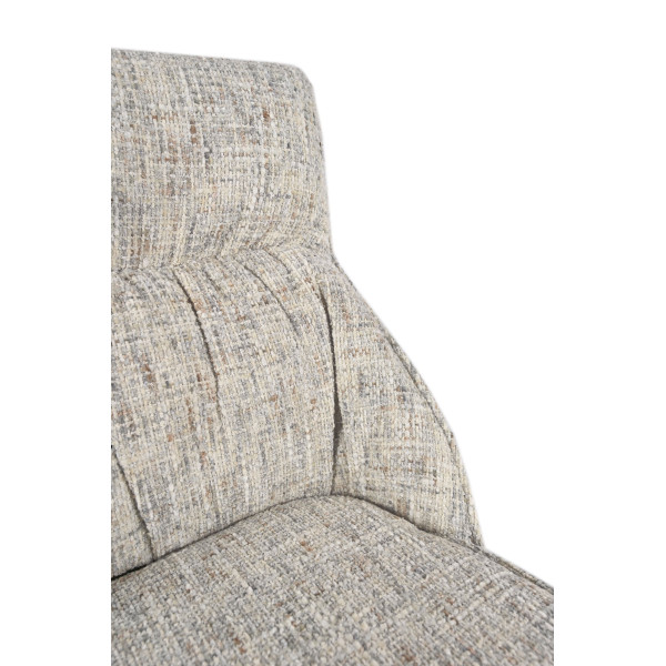 Стул поворотный Vetro Mebel R-170 Серебряный/черный-13