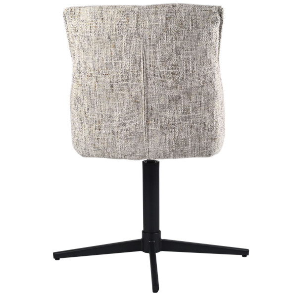 Стул поворотный Vetro Mebel R-170 Серебряный/черный-9