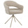 Стілець поворотний Vetro Mebel R-180 Бежевий льон/капучино