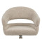 Стул поворотный Vetro Mebel R-180 Бежевый лен/капучино-5-thumb