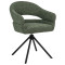 Стілець поворотний Vetro Mebel R-180 Зелений мох/чорний-0-thumb
