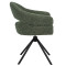 Стілець поворотний Vetro Mebel R-180 Зелений мох/чорний-2-thumb