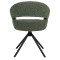 Стілець поворотний Vetro Mebel R-180 Зелений мох/чорний-4-thumb