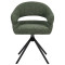 Стілець поворотний Vetro Mebel R-180 Зелений мох/чорний-1-thumb