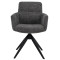 Стілець поворотний Vetro Mebel R-185 Антрацит/чорний-1-thumb