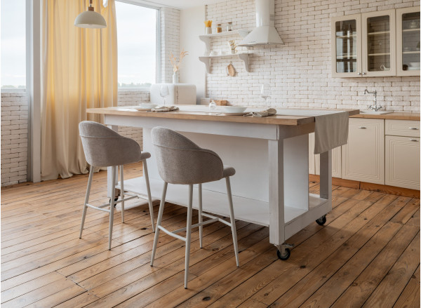 Полубарный стул Vetro Mebel B-236 Оксфорд/белый-1