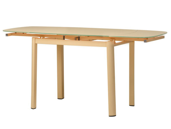 Стол раскладной обеденный Vetro Mebel T-600-2 Кремовый-3