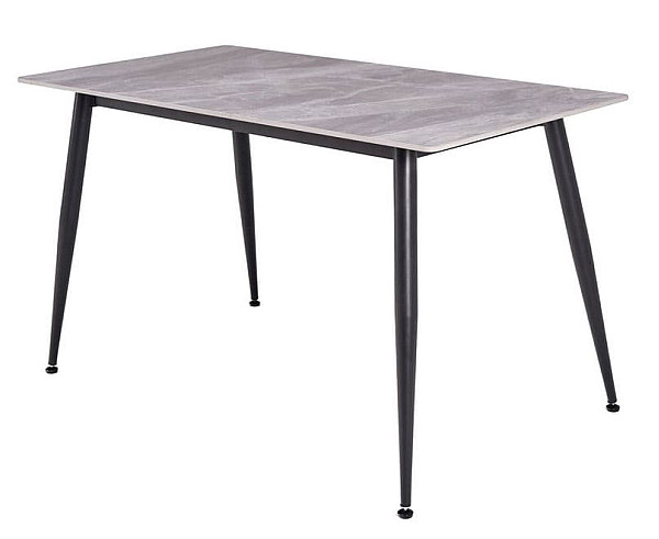 Керамический стол обеденный Vetro Mebel TM-100 Калакатта грей-черный-5