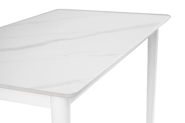 Керамічний стіл обідній Vetro Mebel TM-110 Білий мармур-білий-10
