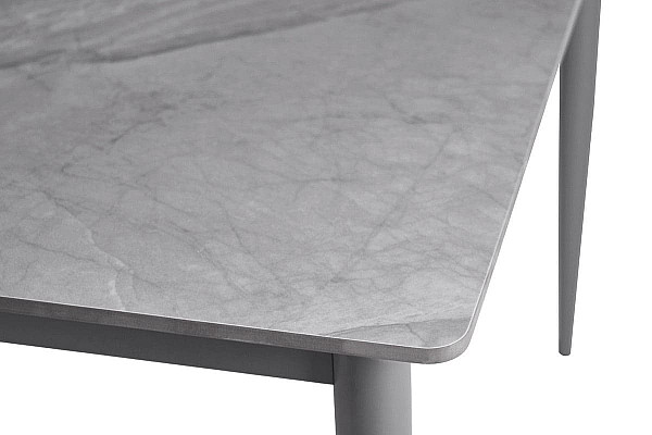 Керамический стол обеденный Vetro Mebel TM-110 Ребекка грей-серый-9