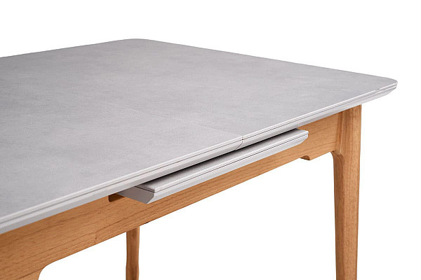 Керамічний стіл розкладний обідній Vetro Mebel TM-120 Бардиліо лайт-бук-40