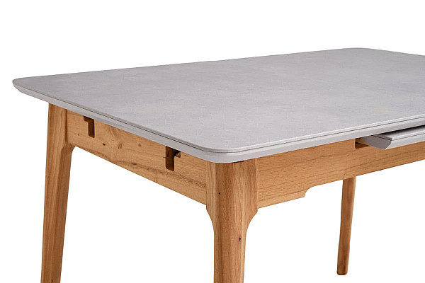 Керамічний стіл розкладний обідній Vetro Mebel TM-120 Бардиліо лайт-бук-43