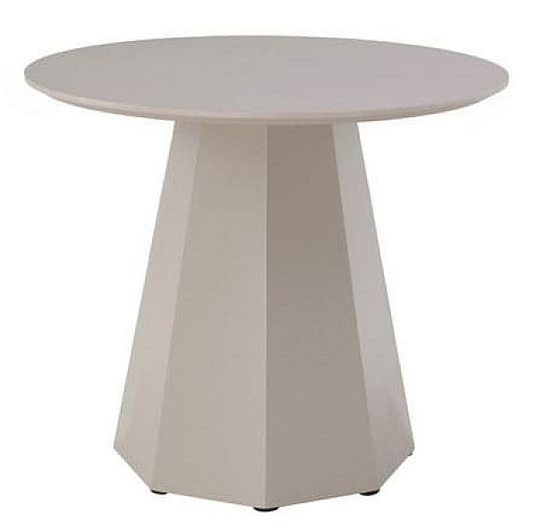 Обідній круглий стіл Vetro Mebel TM-200-1 Поліуретановий МДФ Теплий пісок-15