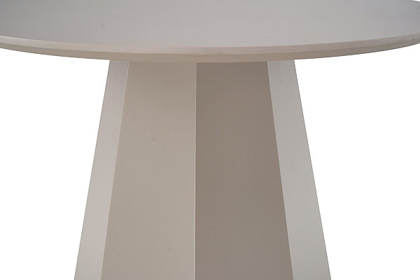 Обідній круглий стіл Vetro Mebel TM-200-1 Поліуретановий МДФ Теплий пісок-18