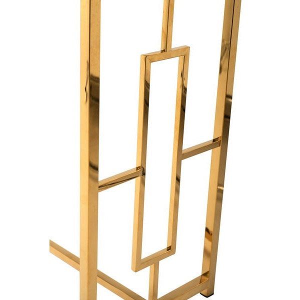 Консоль Vetro Mebel CL-3 Прозрачный - золото-6