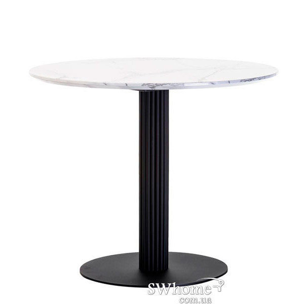Обеденный стол Vetro Mebel T-319 Сивелла белый мрамор-0