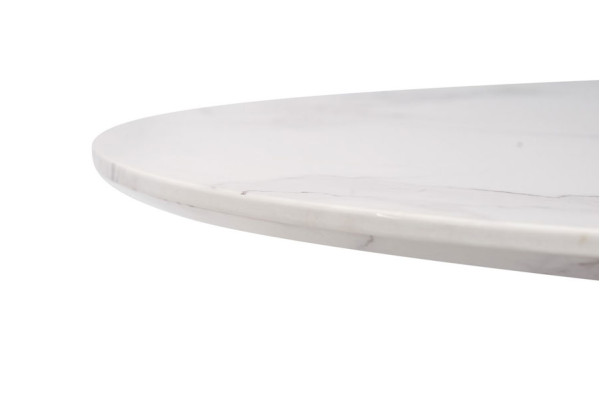 Обеденный стол Vetro Mebel T-319 Сивелла белый мрамор-3