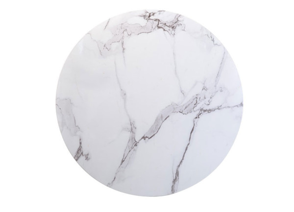 Обеденный стол Vetro Mebel T-319 Сивелла белый мрамор-2