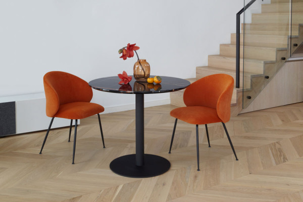 Обеденный стол Vetro Mebel T-320 Черная магма мрамор-3