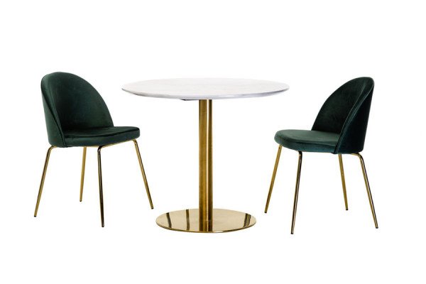 Обеденный стол Vetro Mebel T-320 Агария белый мрамор-4