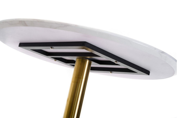 Обеденный стол Vetro Mebel T-320 Агария белый мрамор-10