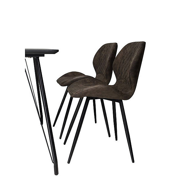 Обідній стіл Vetro Mebel TM-47 Чорний кварц-7