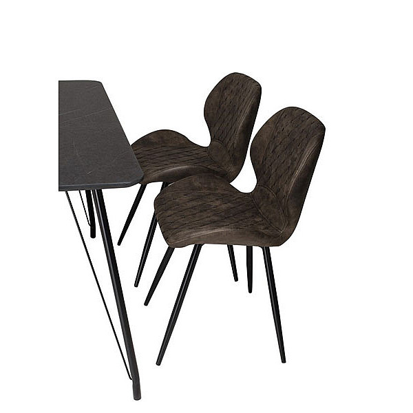 Обідній стіл Vetro Mebel TM-47 Чорний кварц-6