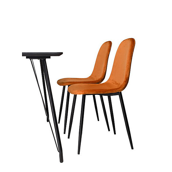 Обідній стіл Vetro Mebel TM-47 Чорний кварц-5