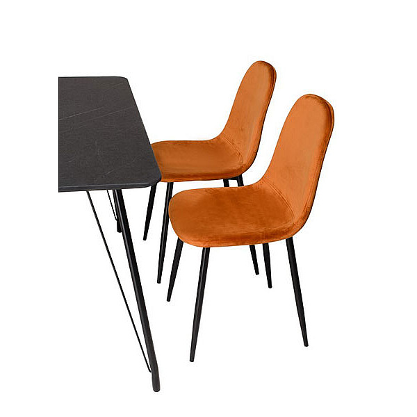 Обідній стіл Vetro Mebel TM-47 Чорний кварц-4