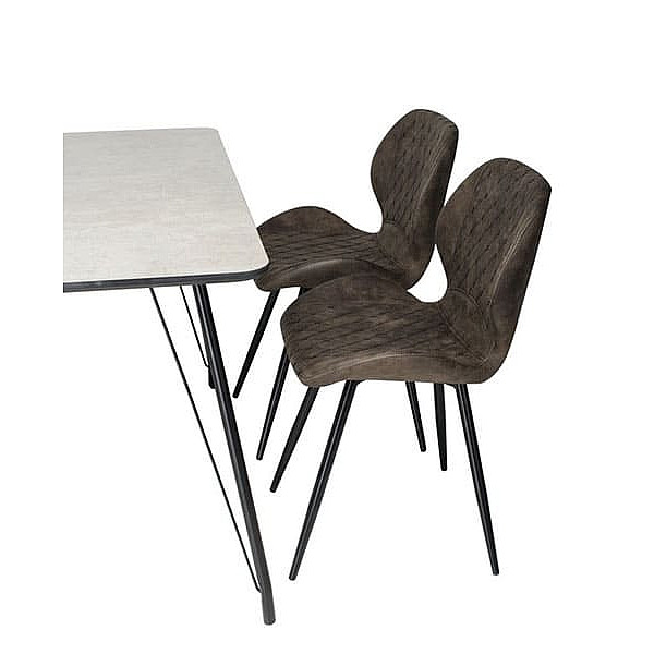 Обеденный стол Vetro Mebel TM-47 Бетон-6