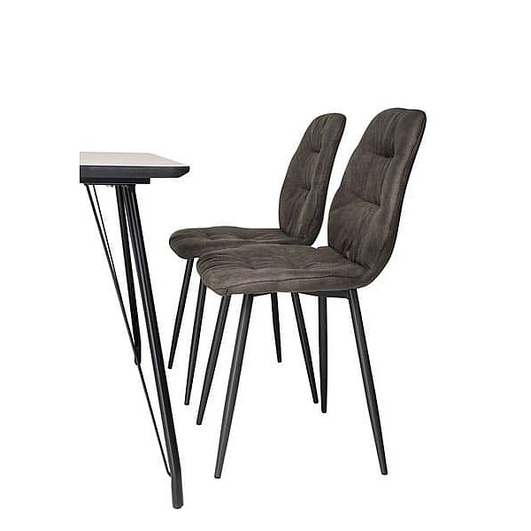 Обеденный стол Vetro Mebel TM-47 Бетон-9