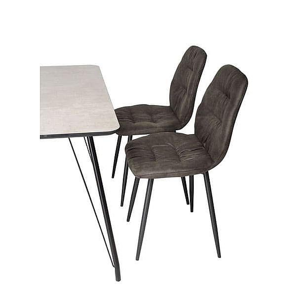 Обеденный стол Vetro Mebel TM-47 Бетон-8