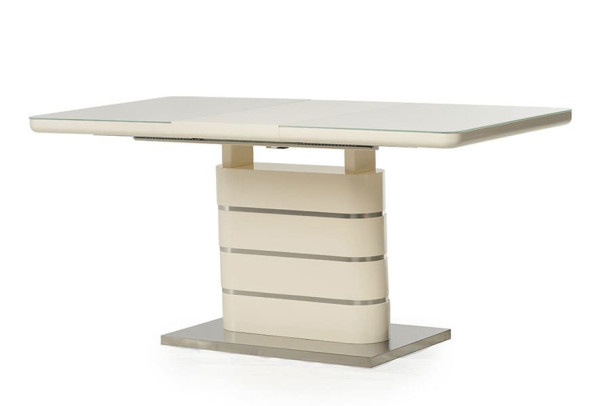 Раскладной обеденный стол Vetro Mebel TM-52-1 Молочный-10