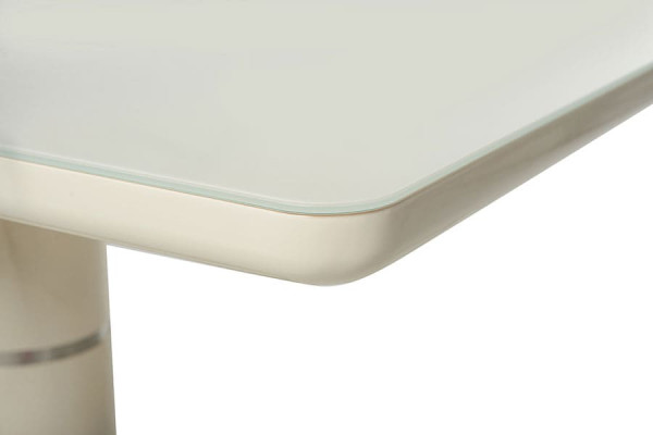 Раскладной обеденный стол Vetro Mebel TM-52-1 Молочный-4