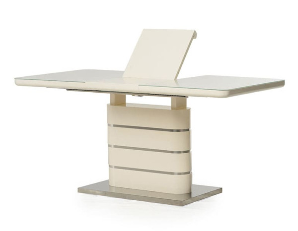 Раскладной обеденный стол Vetro Mebel TM-52-1 Молочный-9