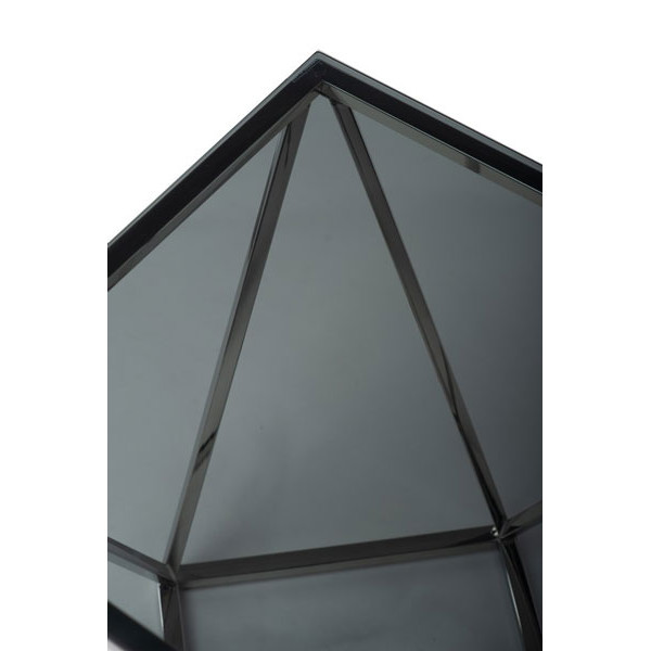 Журнальний стіл Vetro Mebel CP-2 Тоноване - срібло-1