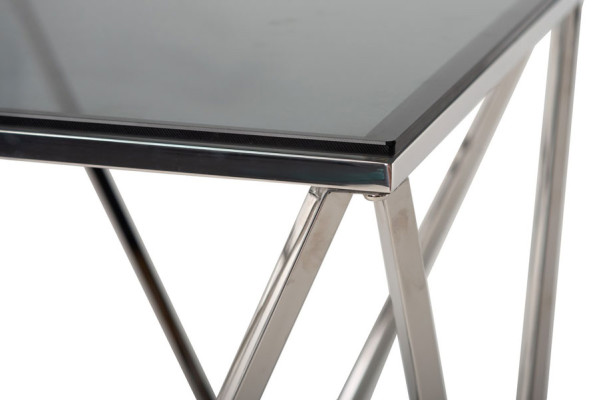 Журнальний стіл Vetro Mebel CP-2 Тоноване - срібло-9