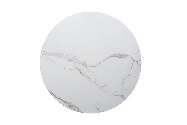 Комплект журнальних столів Vetro Mebel CI-1 Білий мармур - срібло-12