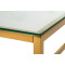 Журнальний стіл Vetro Mebel CL-1 Прозорий – золото-5-thumb