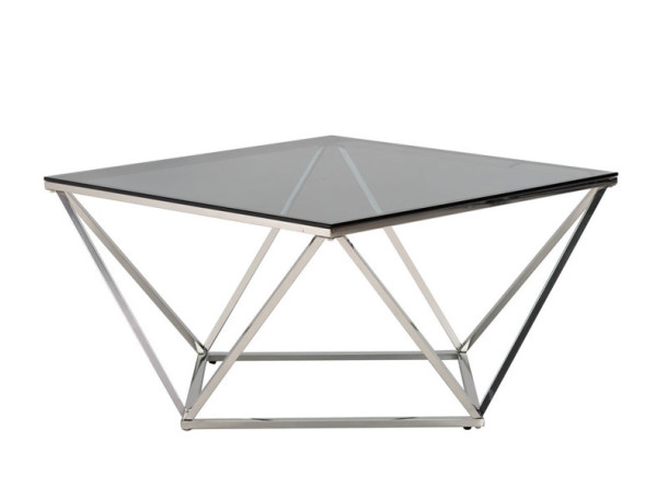 Журнальний стіл Vetro Mebel CP-1 Тоноване - срібло-5