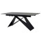 Керамічний стіл розкладний обідній Vetro Mebel Бруно TML-880 Неро маркіна-чорний-7-thumb