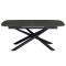 Керамический стол раскладной обеденный Vetro Mebel Дино TML-960 Мистик браун-черный-8-thumb