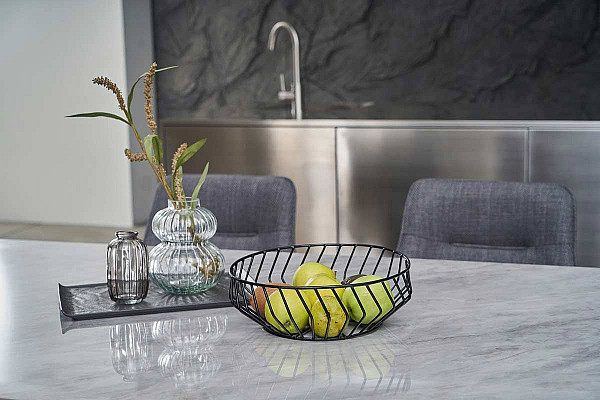 Керамический стол раскладной обеденный Vetro Mebel Олимпия TML-985 ребекка грей-черный-14