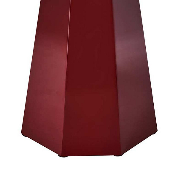 Обідній круглий стіл Vetro Mebel TM-200 Поліуретановий МДФ Винний-21