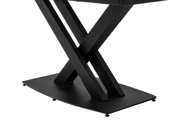 Керамический стол раскладной обеденный Vetro Mebel TML-817 Черный оникс-14