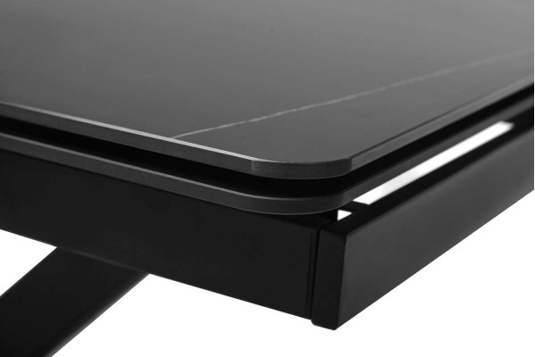 Керамический стол раскладной обеденный Vetro Mebel TML-817 Черный оникс-13