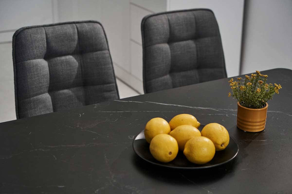 Керамический стол раскладной обеденный Vetro Mebel TML-817 Черный оникс-5