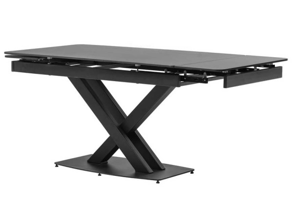 Керамический стол раскладной обеденный Vetro Mebel TML-817 Черный оникс-10